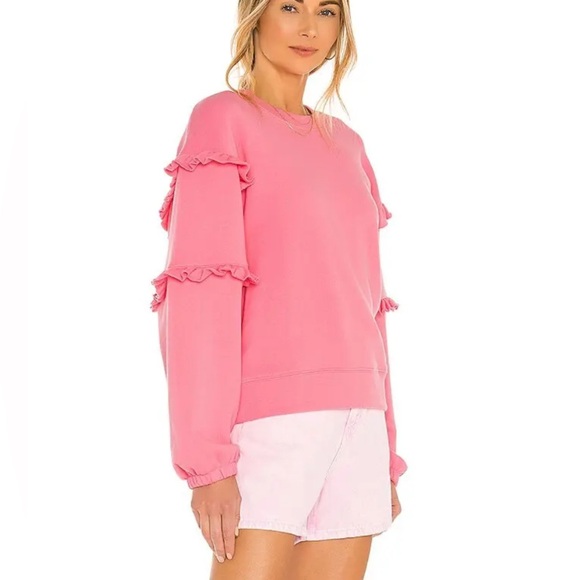 Rebecca Minkoff Tops - Renecca Minkoff Evelyn Sweatshirt in Azalea Pink XS Oversize Fit